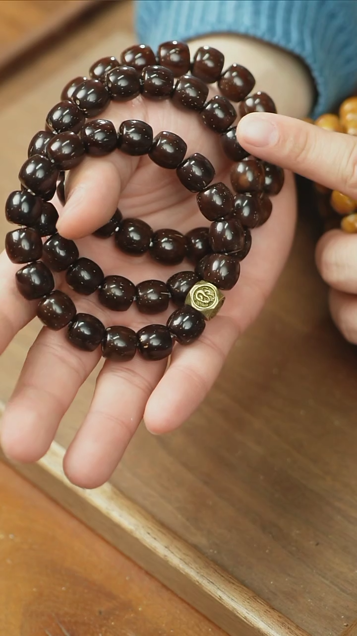 【闪购商品】紫金鼠手串黑金半实心直切12+11+古铜配饰