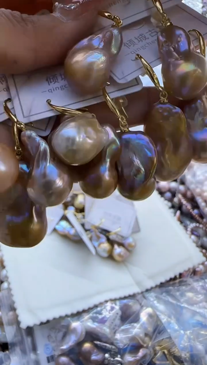 【闪购商品】淡水珍珠耳饰银S925镶嵌438多样性发货  发其一