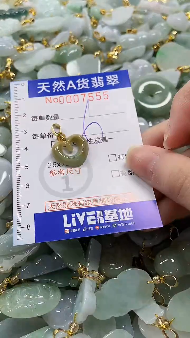 颈饰未镶嵌翡翠纯天然a货翡翠