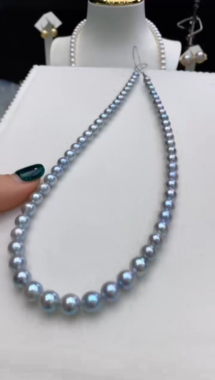 【闪购商品】海水珍珠项链未镶嵌126 5-8mm