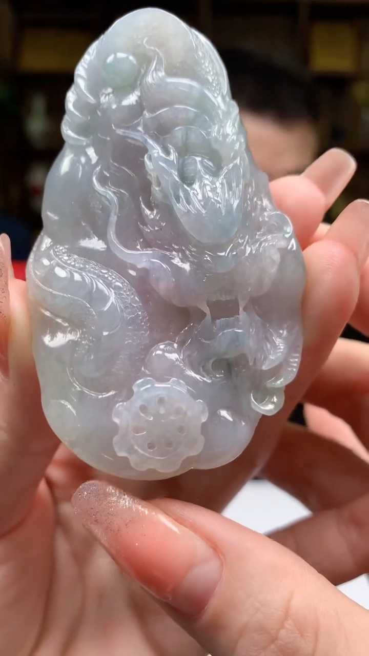 【闪购商品】定制翡翠未镶嵌1071-毛货挂件