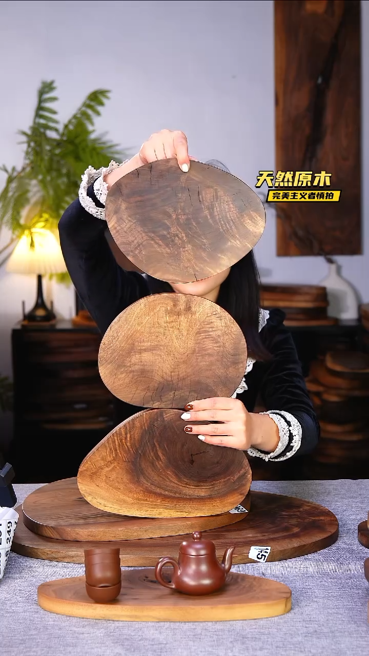 木北美黑胡桃原木.干裂疤结不属于商品质量问题完美主义者慎拍