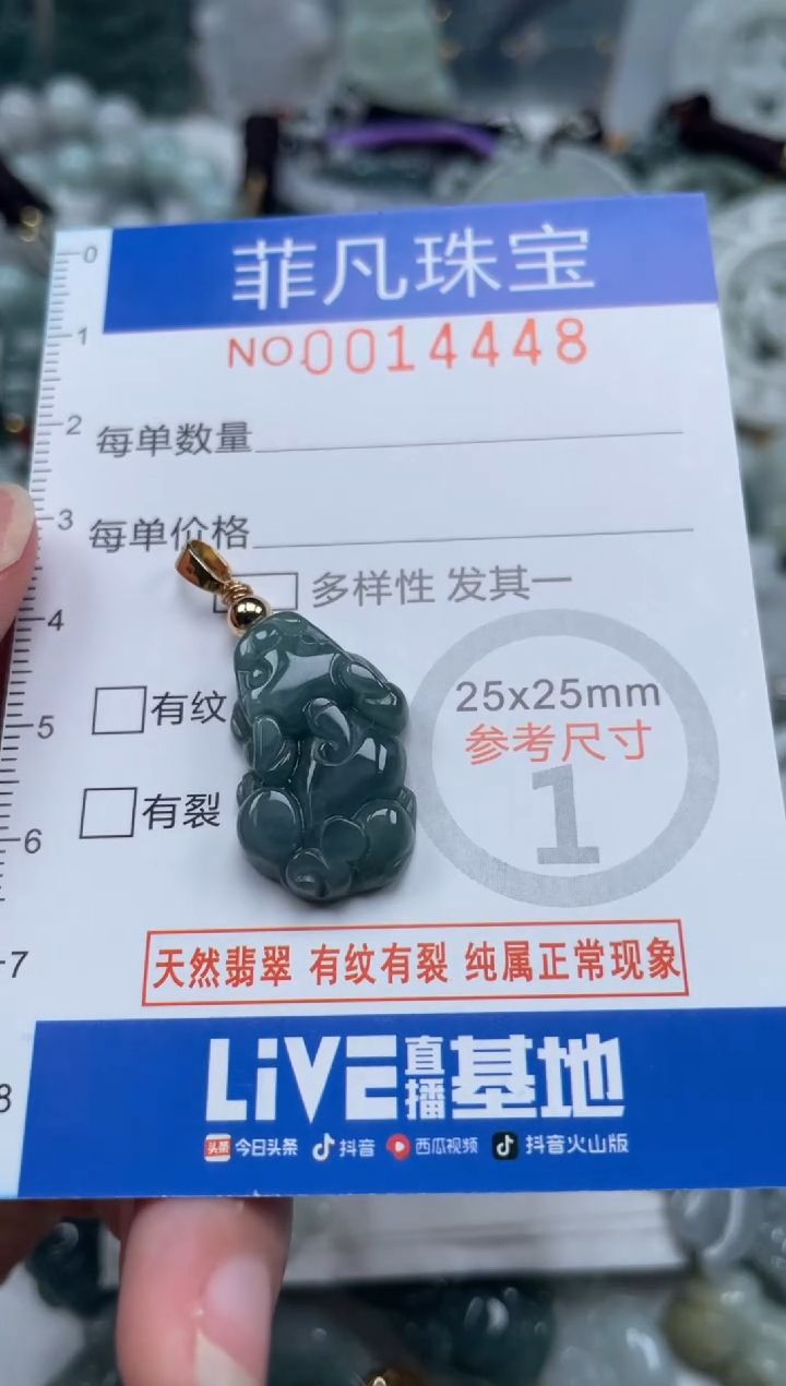 颈饰未镶嵌翡翠14448