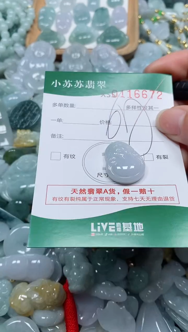 【闪购商品】翡翠颈饰未镶嵌闪购商品0116672