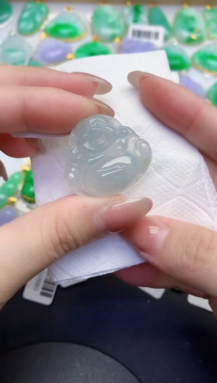 颈饰未镶嵌翡翠缅甸天然翡翠A货