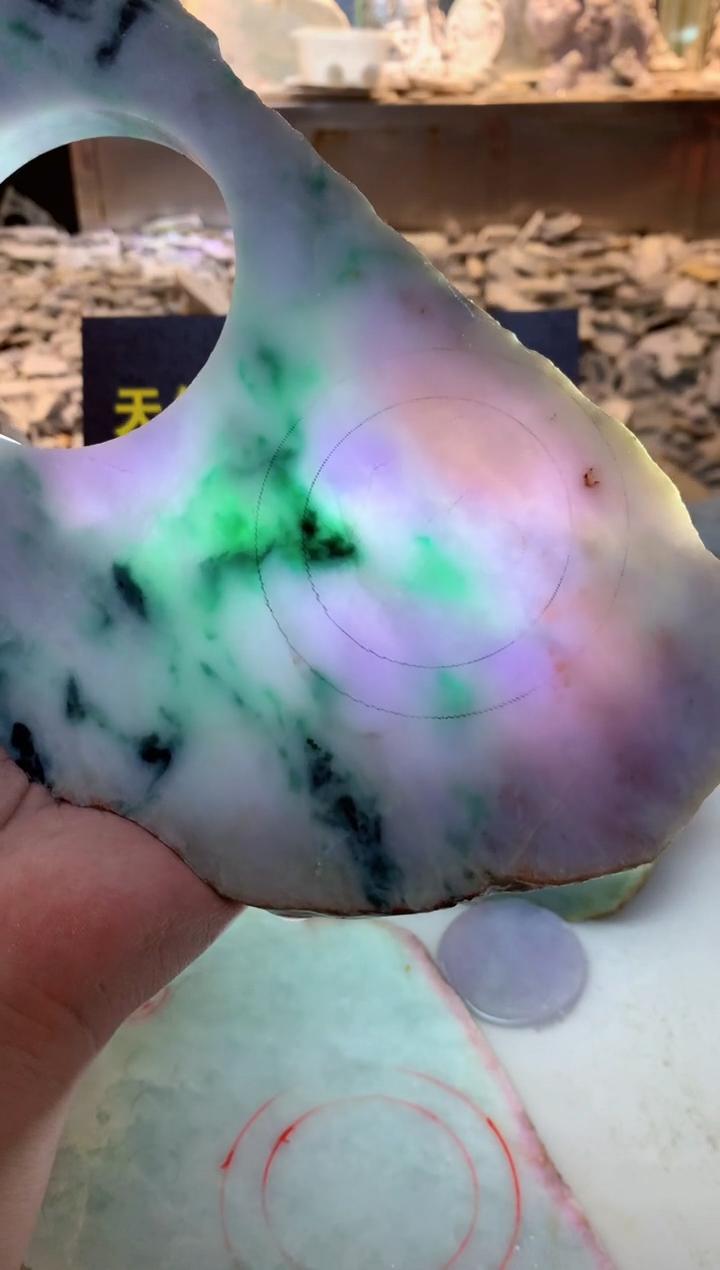 翡翠挂件未镶嵌0韩0翡翠珠宝132