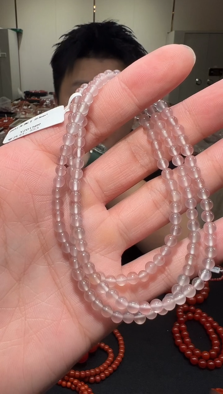 【闪购商品】南红玛瑙手链未镶嵌4mm/yz01589多样性发货