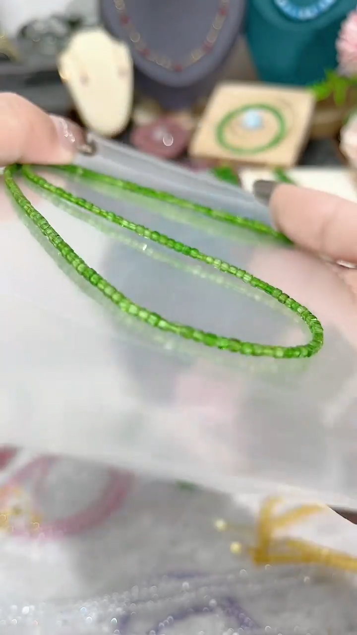 【闪购商品】透辉石项链银S925镶嵌199方