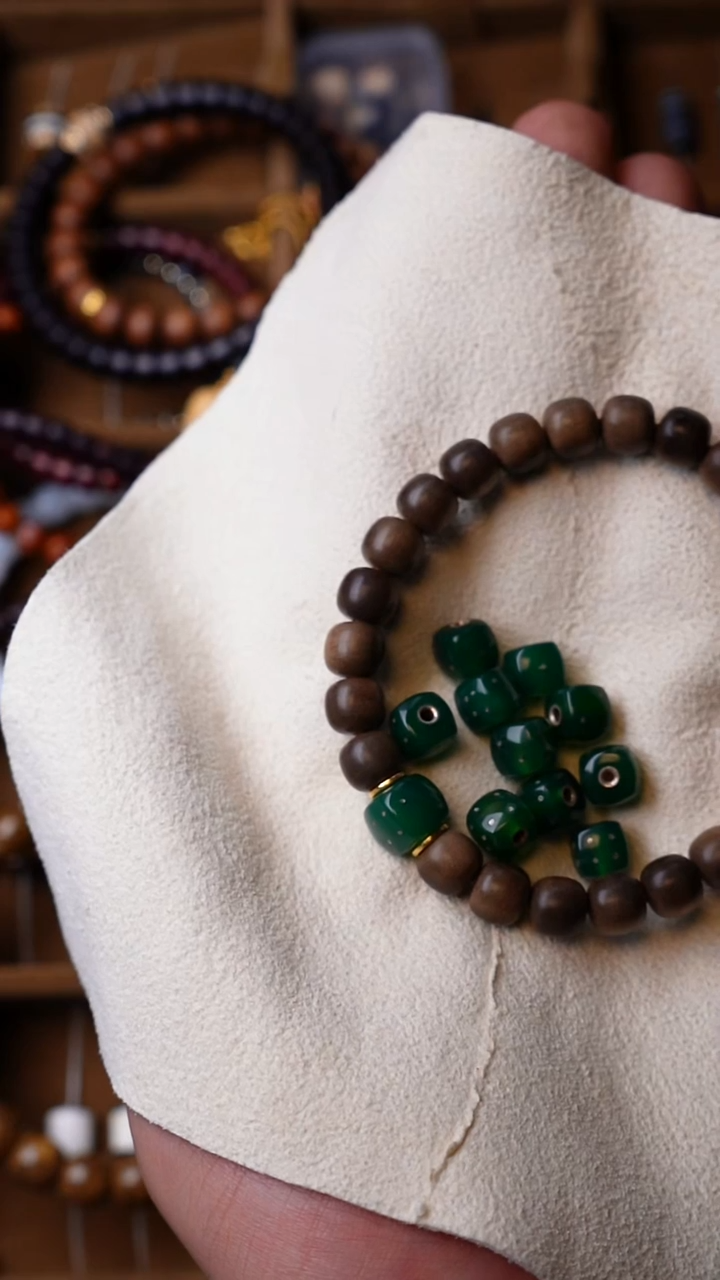 合金00玛瑙/玉髓1颗配珠