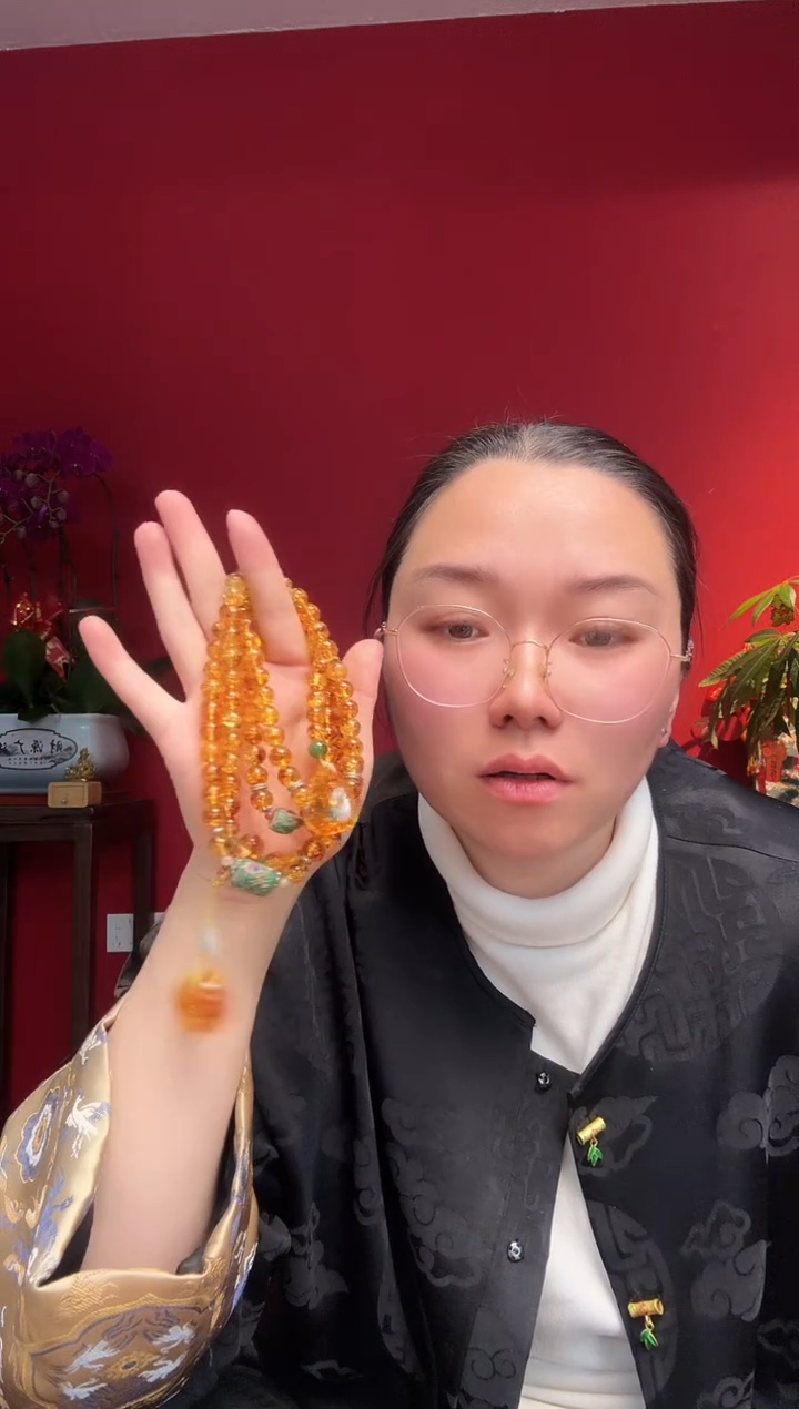 【闪购商品】琥珀珠宝奇石未镶嵌8mm