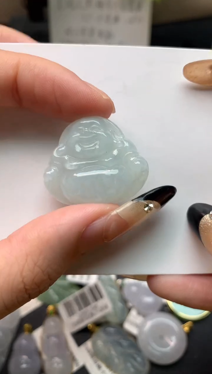 翡翠未镶嵌颈饰天然A货翡翠