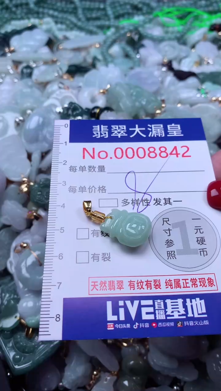 颈饰未镶嵌翡翠8842