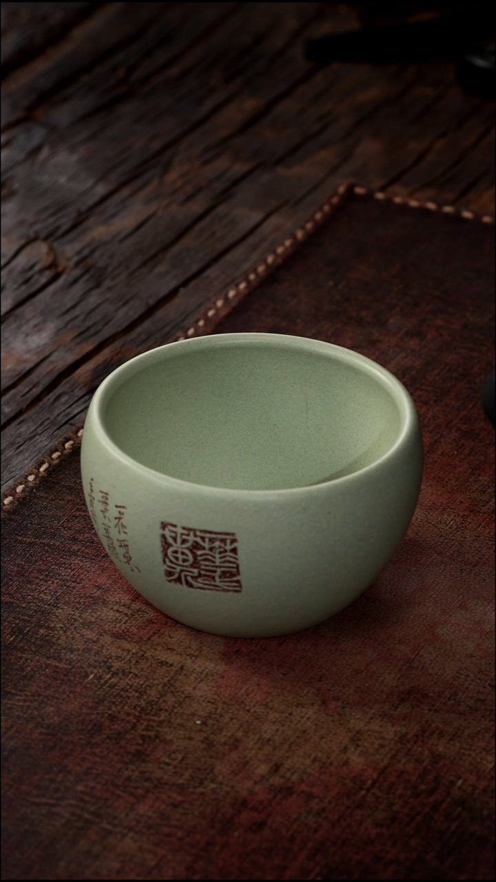 茶杯紫砂非遗茶器-一花一世界