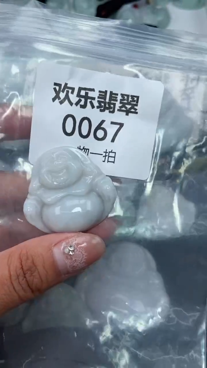 颈饰未镶嵌翡翠缅甸天然翡翠0067