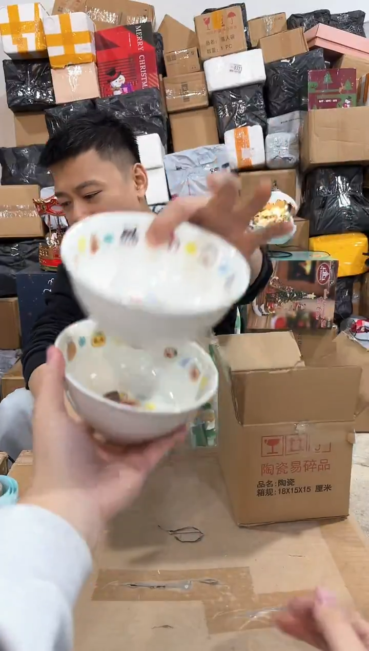 瓷片面包超人大碗2件套
