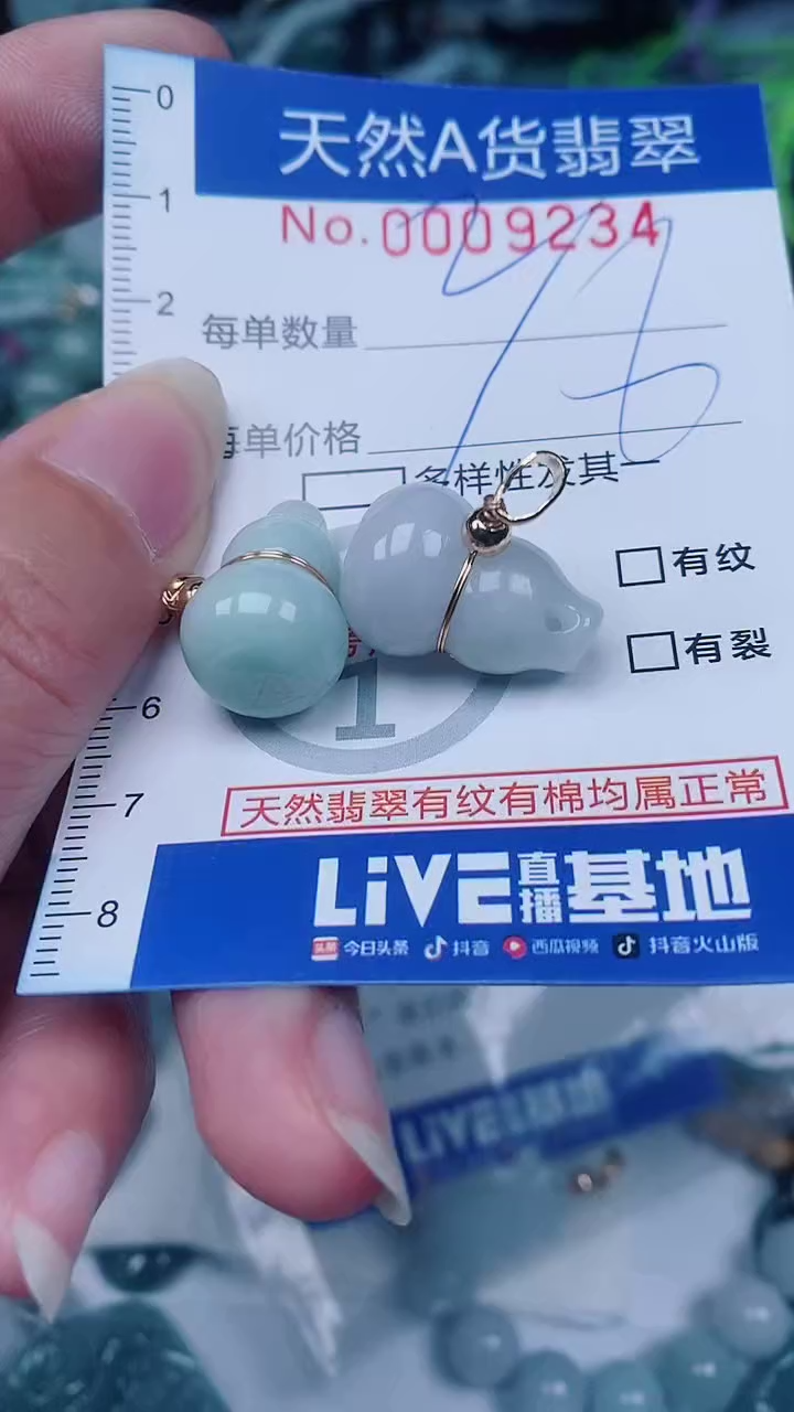 翡翠未镶嵌颈饰00009234