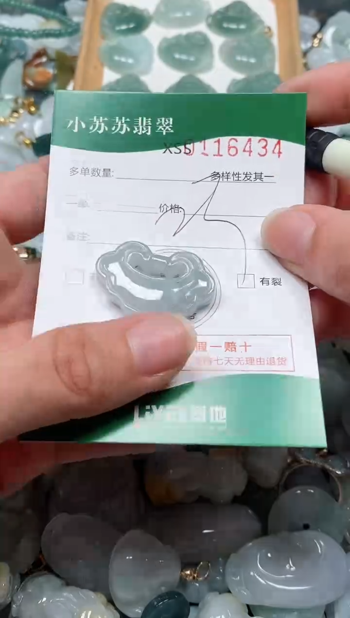 【闪购商品】翡翠颈饰未镶嵌闪购商品0116434