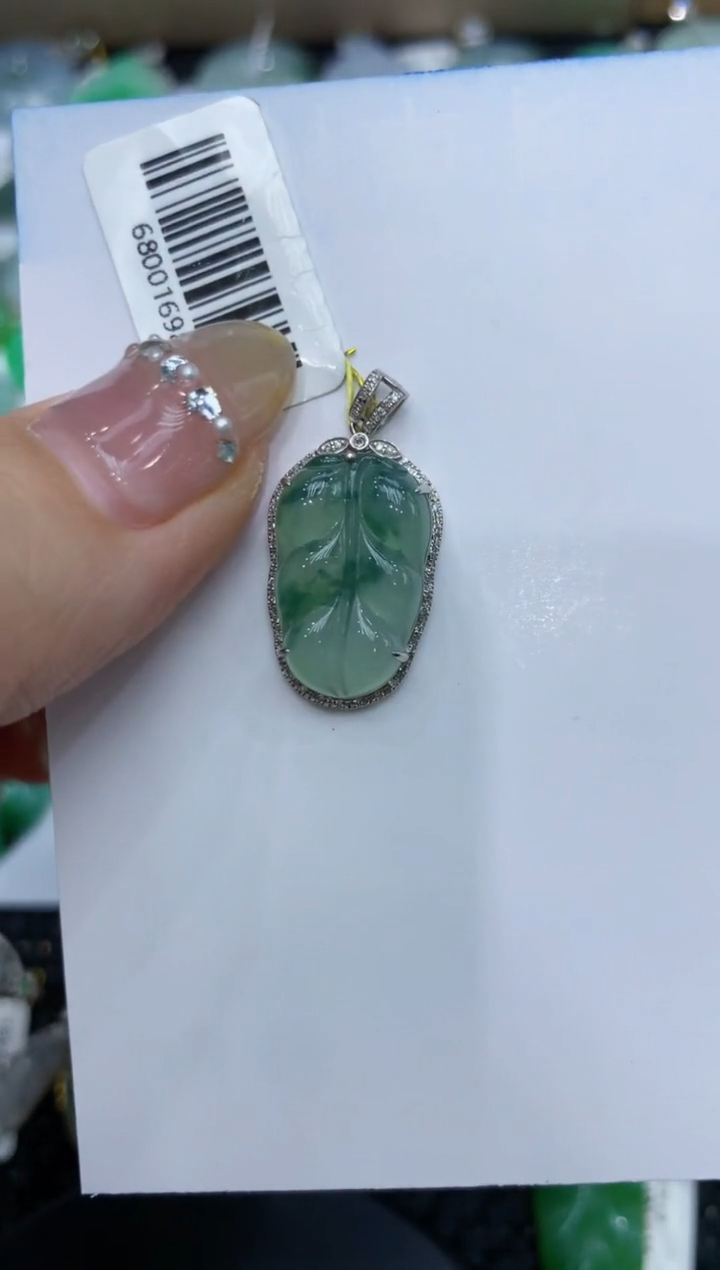 【闪购商品】翡翠颈饰18K金镶嵌 222222222