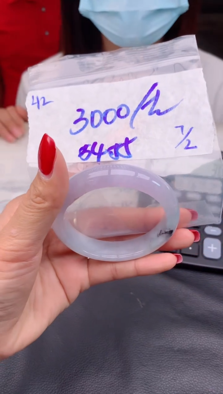 【闪购商品】定制翡翠未镶嵌42毛货需精细抛光手镯多样性拍一发一