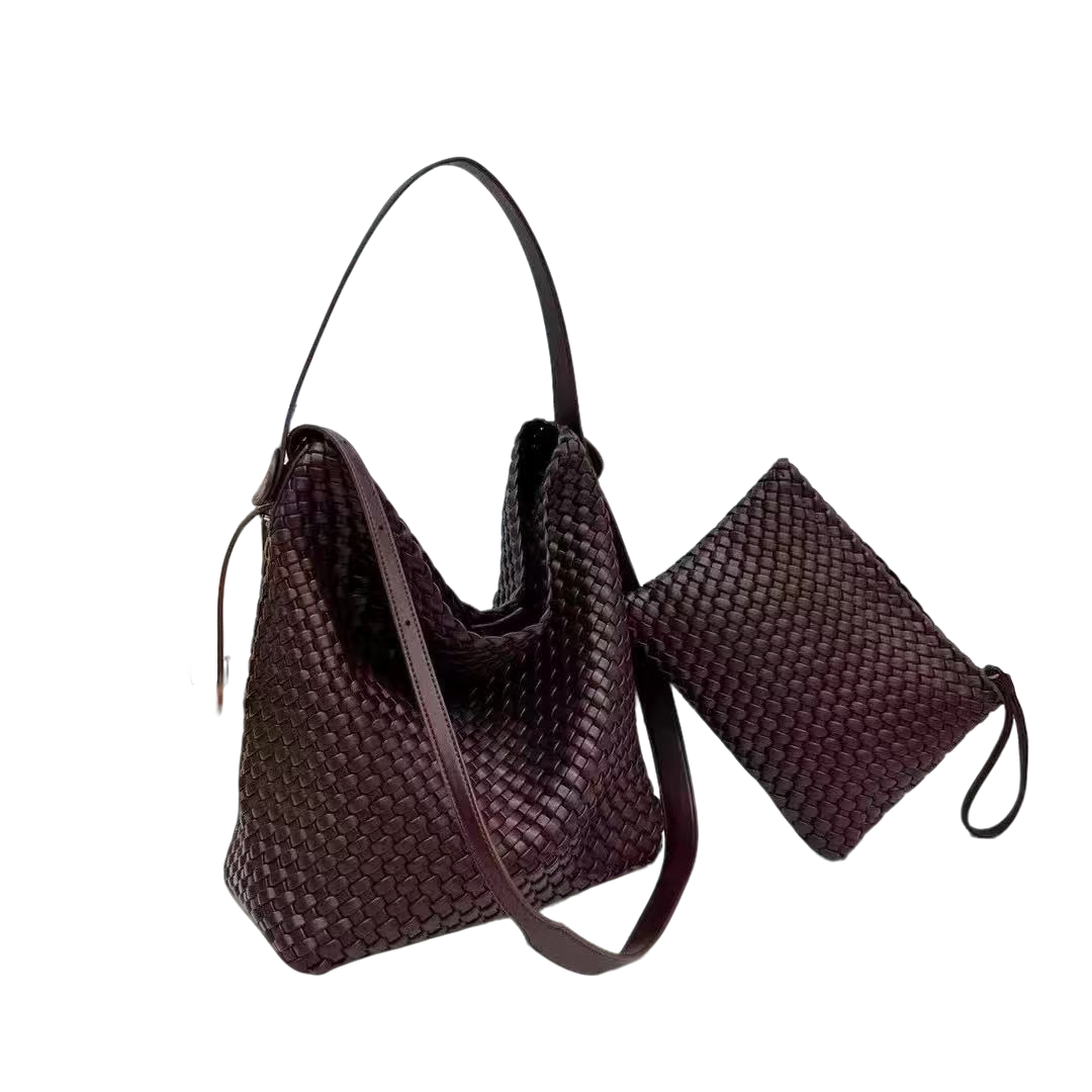 【包婆专属】小众高颜值百搭纯手工编织时尚潮流单肩斜跨手提