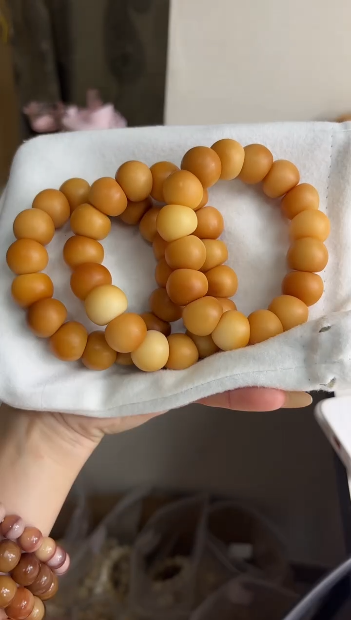 手串菩提根/象牙果沐b79干磨风化蒜瓣大肠18mm手串