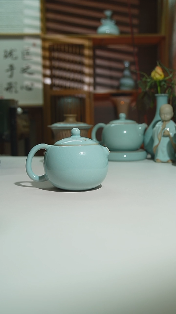 珑匠天青倒烧西施二级安全包装