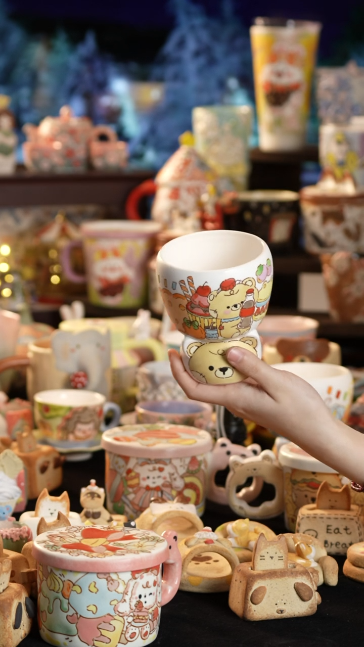 其他陶景德镇釉下彩手绘设计师款陶瓷