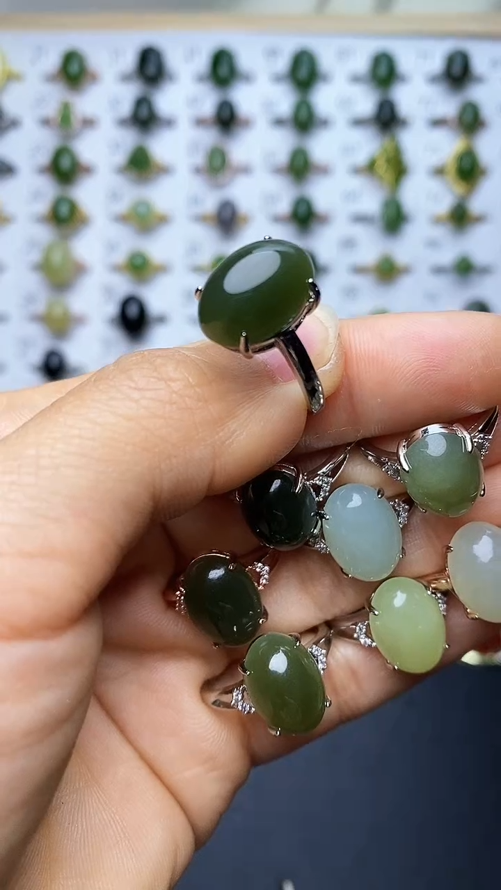 【闪购商品】和田玉戒指未镶嵌1