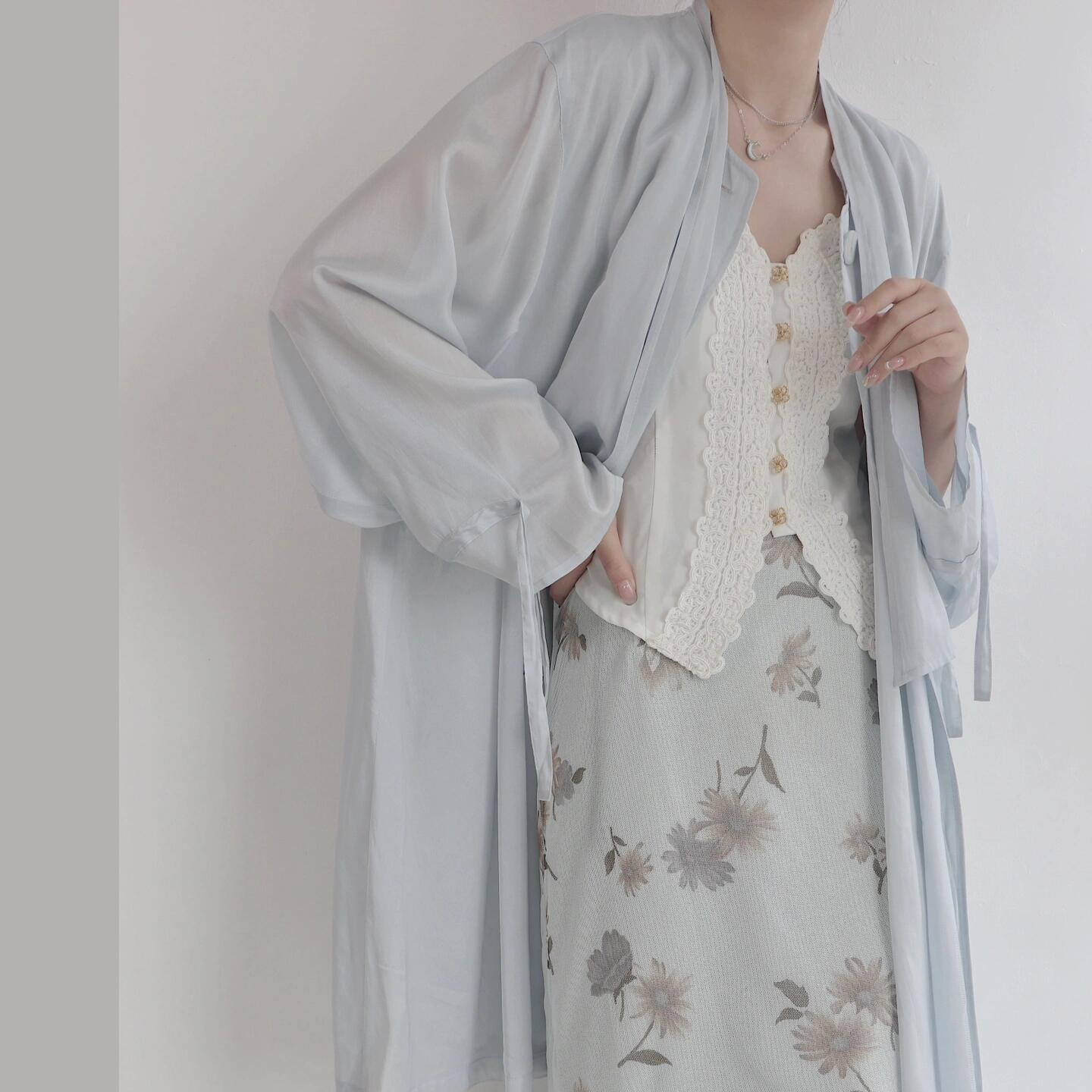 【念念真丝古着109-219】桑蚕丝 香云纱女装宽松连衣裙、中式上衣