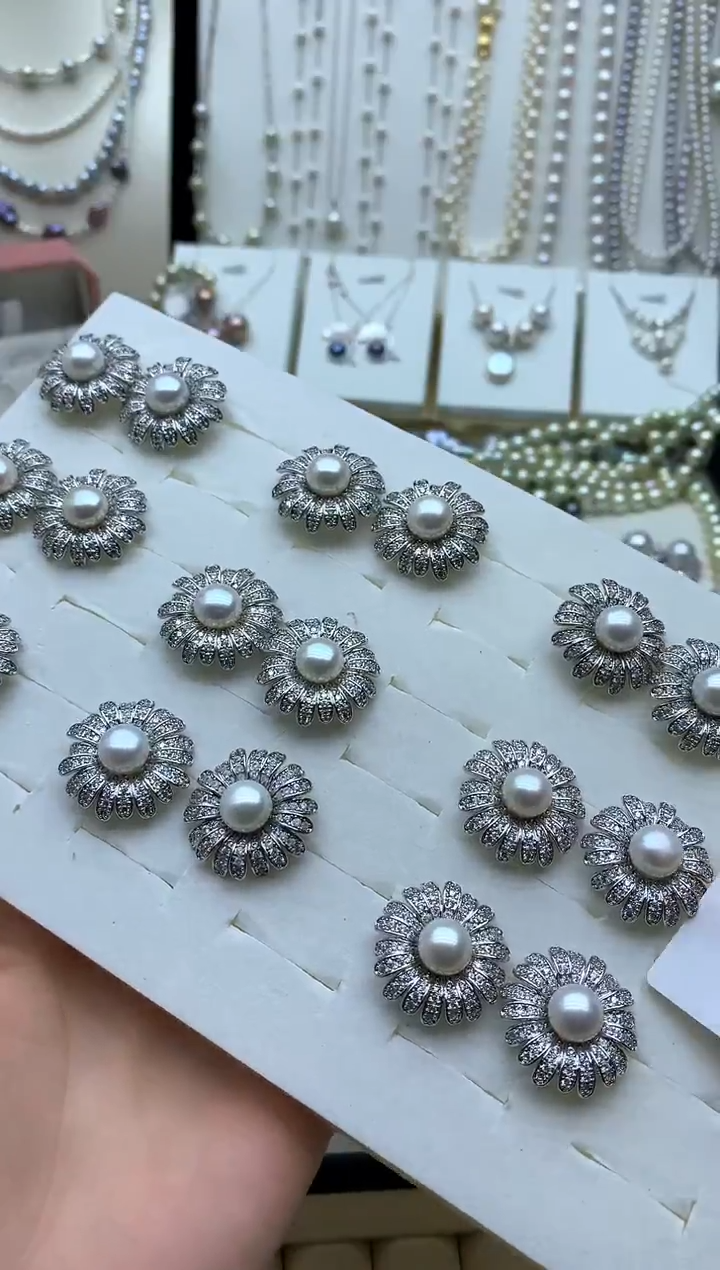 未镶嵌耳饰淡水珍珠多样性发其一