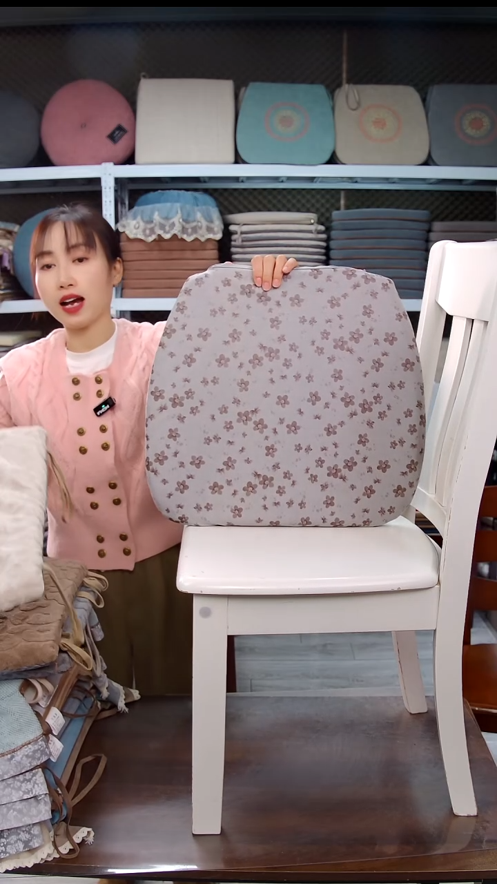 布碎花记忆棉：灰色4个