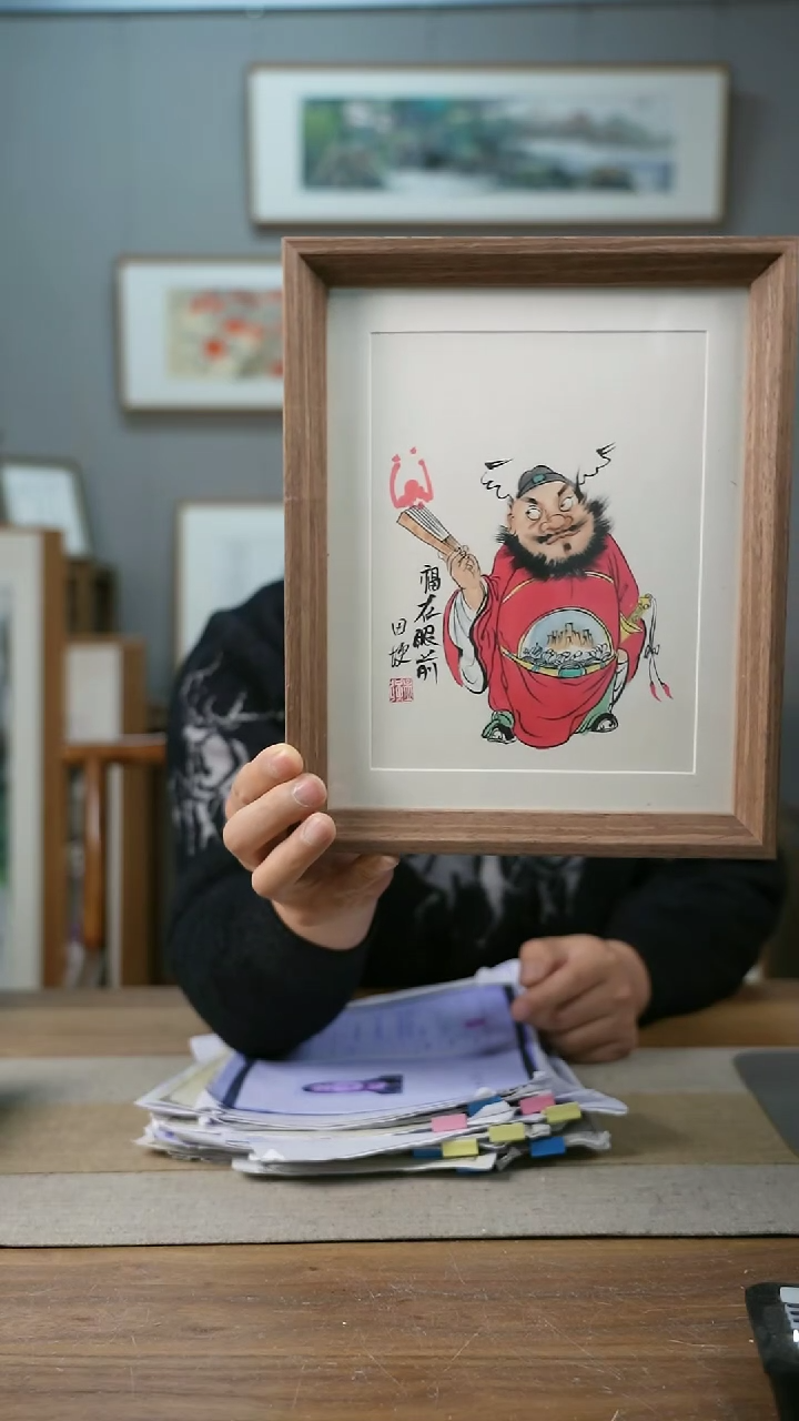 【闪购商品】书法协会会员老师带框作品-手书/绘同款作品