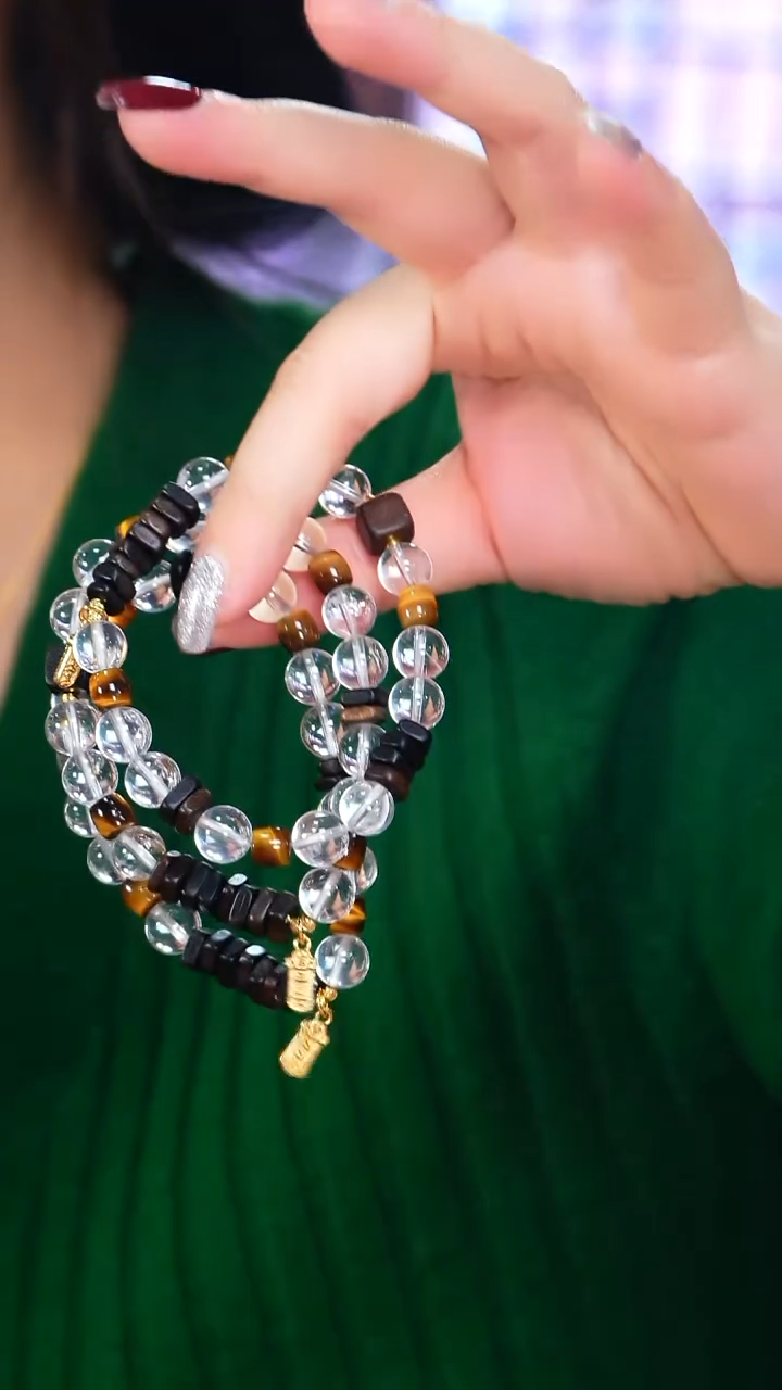 未镶嵌手链水晶白水晶DIY单圈-多样性发其一