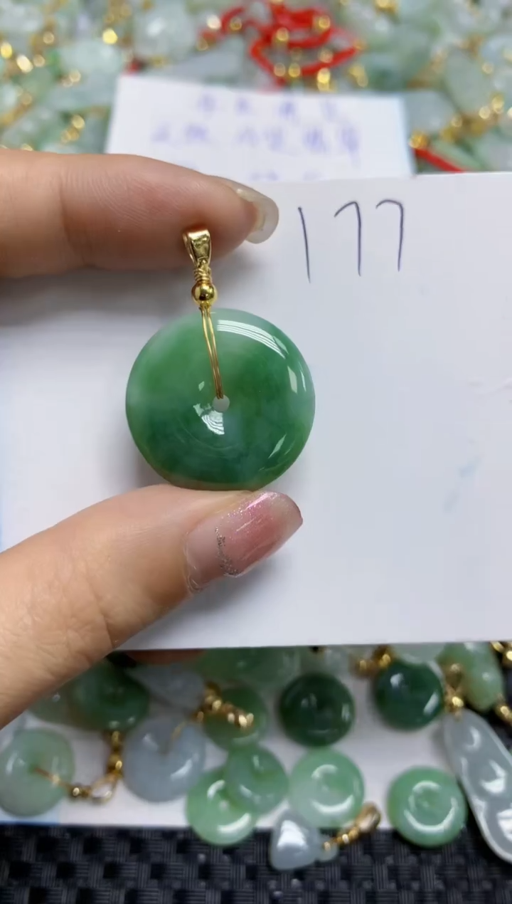 【闪购商品】翡翠颈饰合金   天然A货翡翠