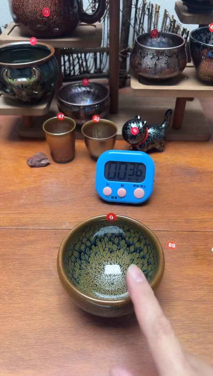 茶盏华*9号建盏工匠茶器