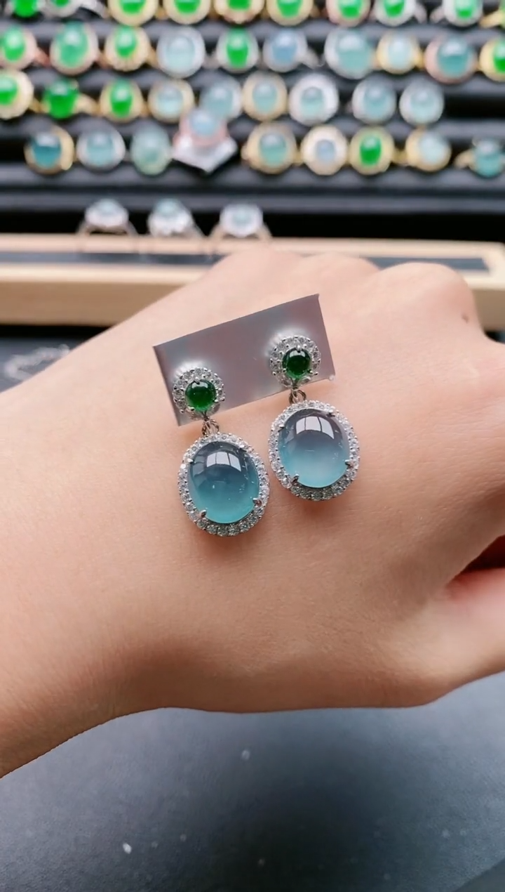 【闪购商品】翡翠戒指银S925镶嵌11111