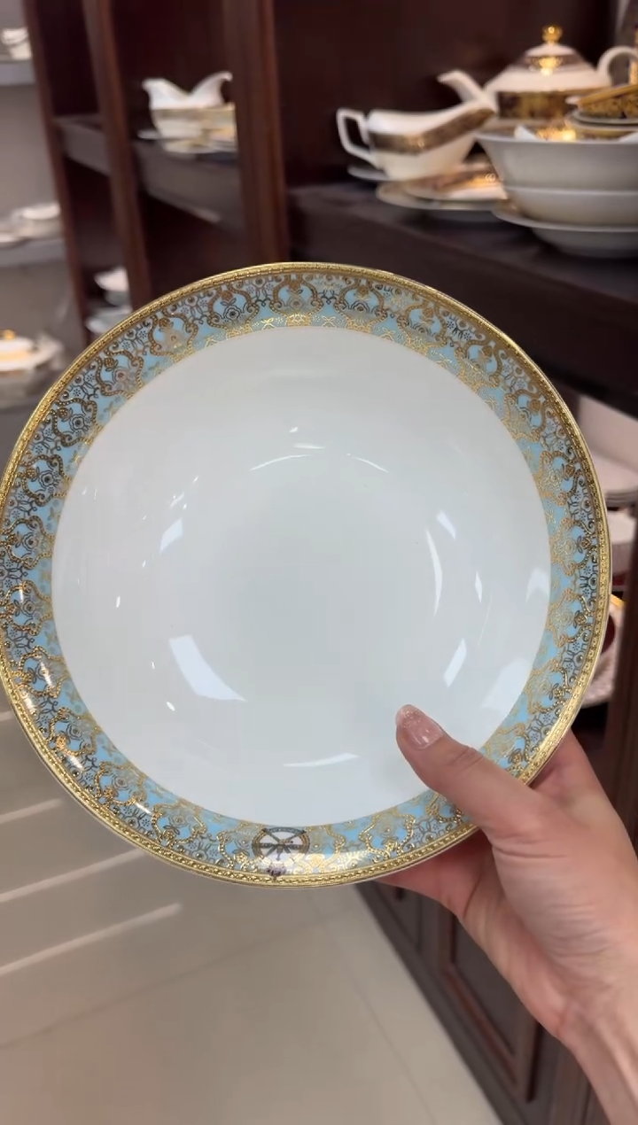 【闪购商品】瓷片9英寸汤碗福利款微瑕