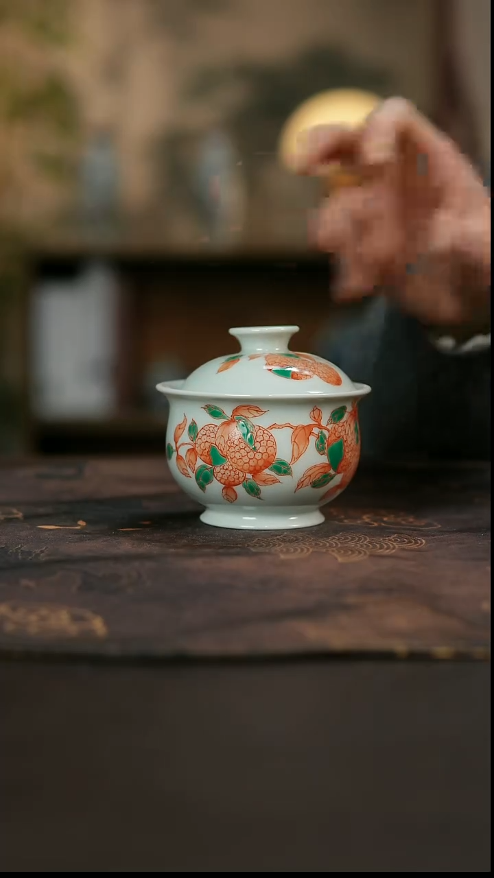 景德镇陶瓷杯碗柴烧多人
