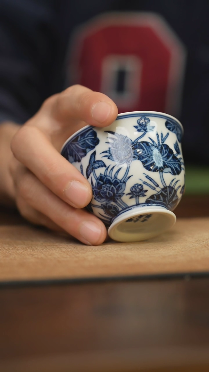 【闪购商品】杯柴窑青花破价福利
