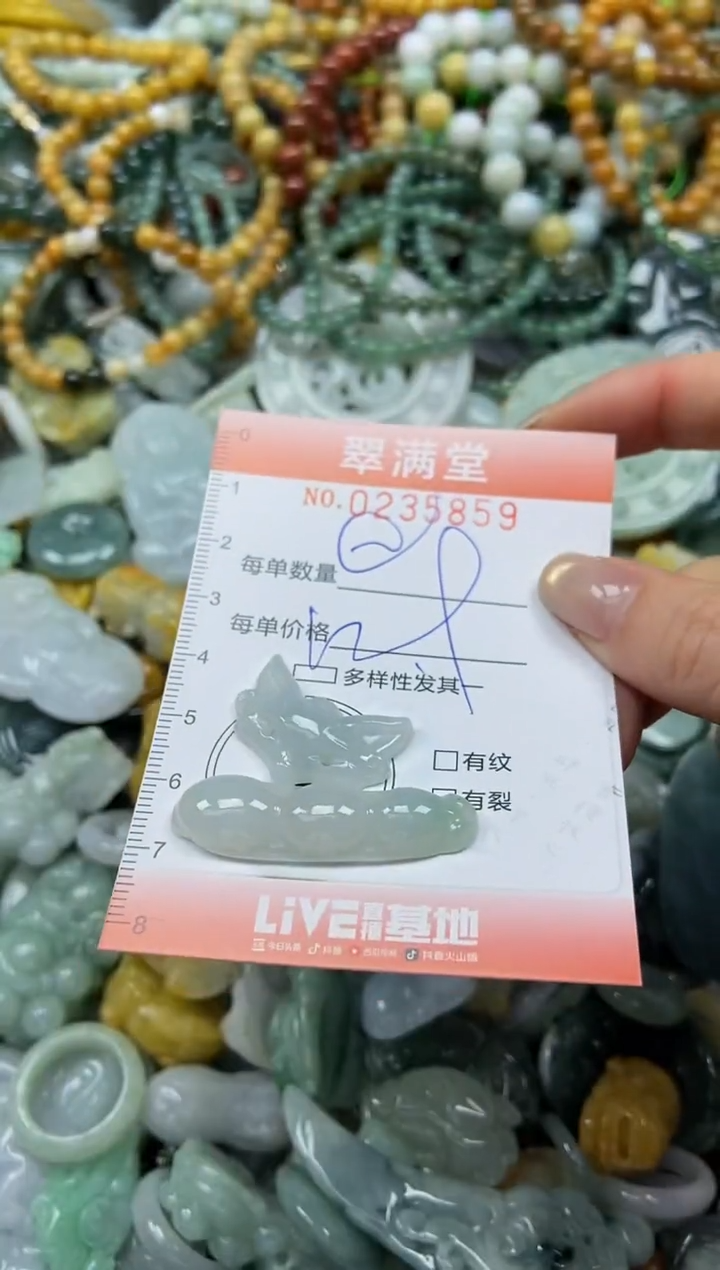 未镶嵌挂件翡翠闪购0235859