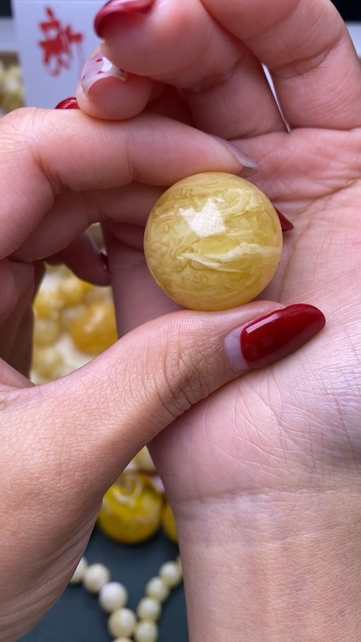 裸石蜜蜡未镶嵌葵.105 尺寸27+