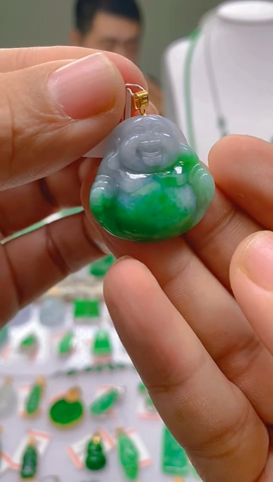 【闪购商品】翡翠颈饰18K金镶嵌新号开播，全场乱卖