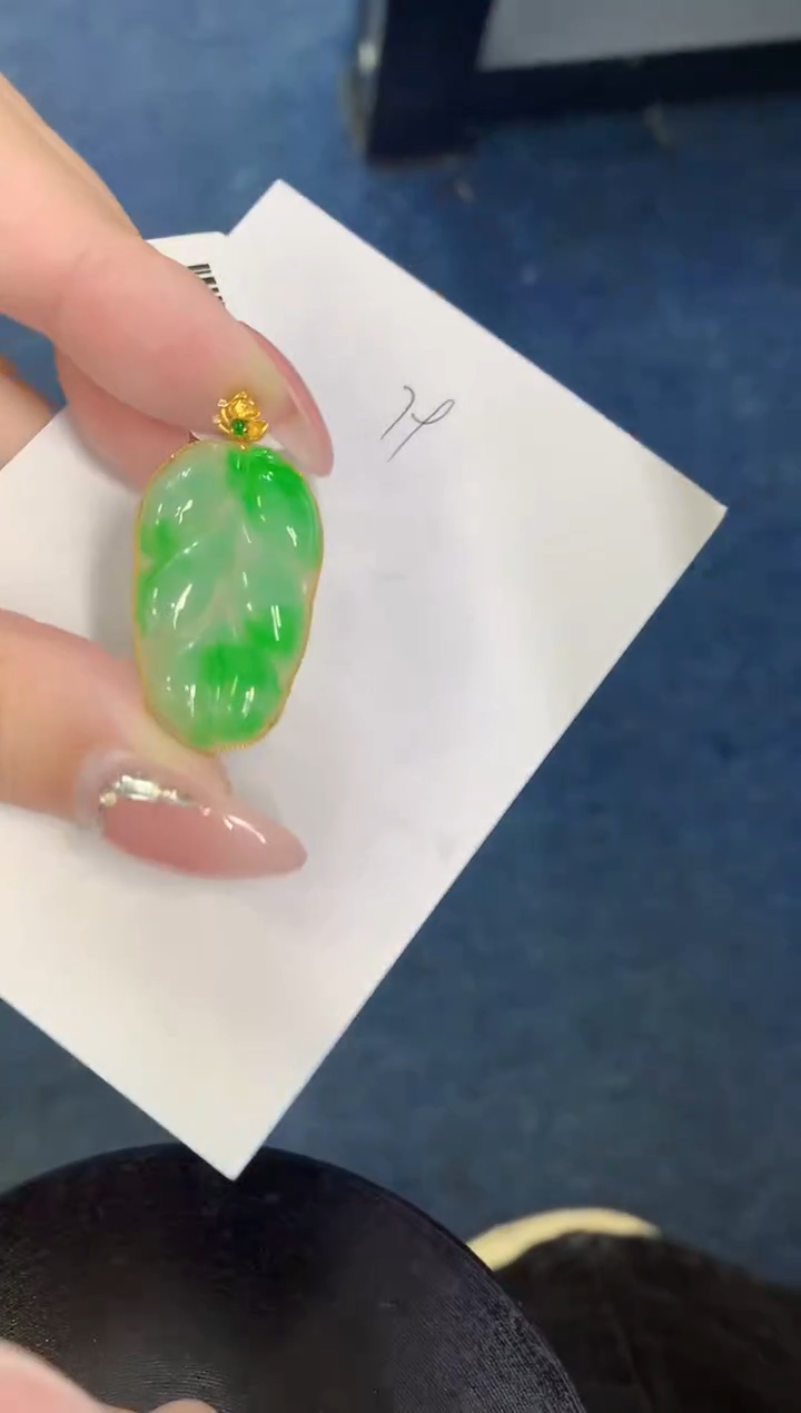 【闪购商品】翡翠颈饰18K金镶嵌000000000