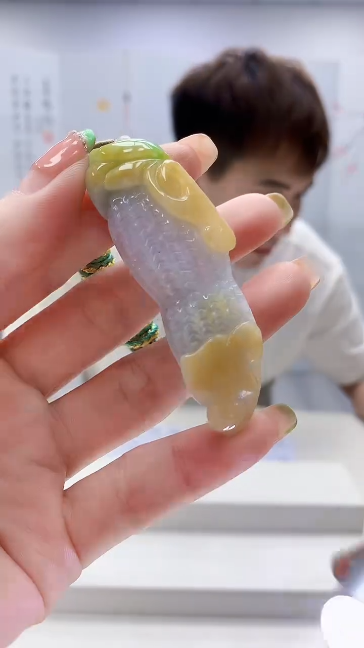 未镶嵌定制翡翠4868ry-毛货挂件453