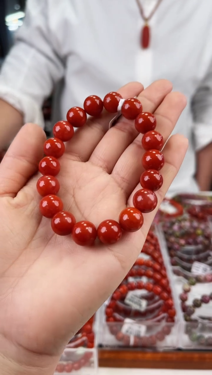 【闪购商品】南红玛瑙瓦西手串11+未镶嵌一个/条