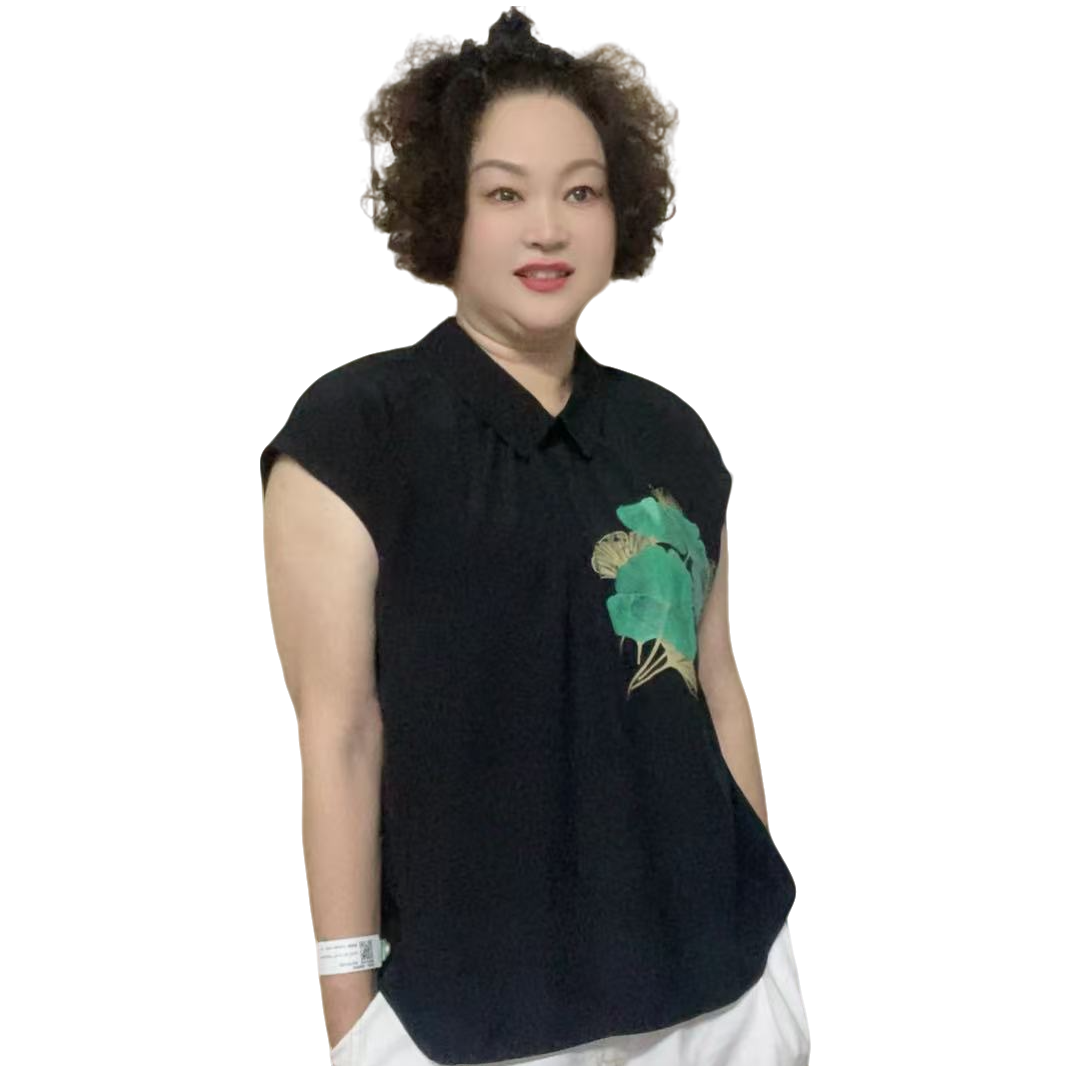 25113时尚气质国风宽松女士无袖上衣-598休闲百搭夏季民族风ol