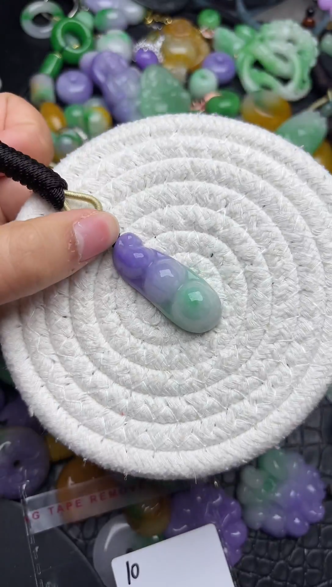 颈饰未镶嵌翡翠缅甸翡翠吊坠