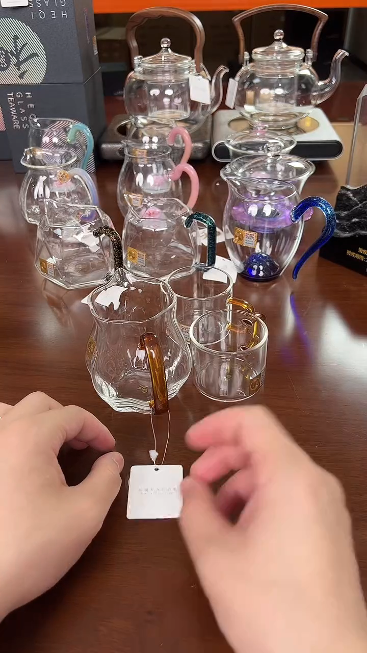 @@禾器晶彩颂妍茶海琥珀色+清禾杯琥珀2