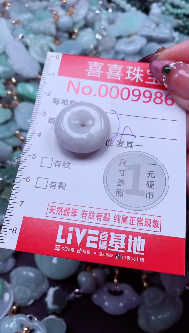 颈饰未镶嵌翡翠9986