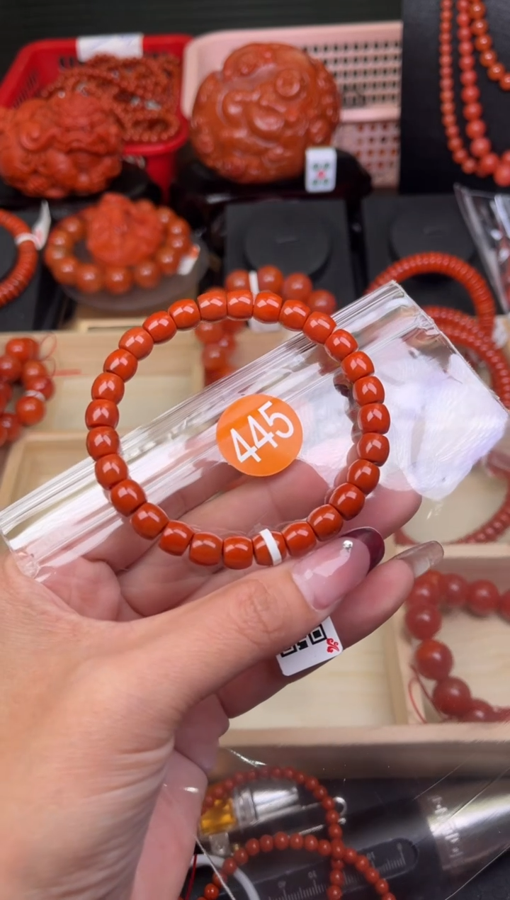 【闪购商品】南红玛瑙珠宝奇石未镶嵌445-7+